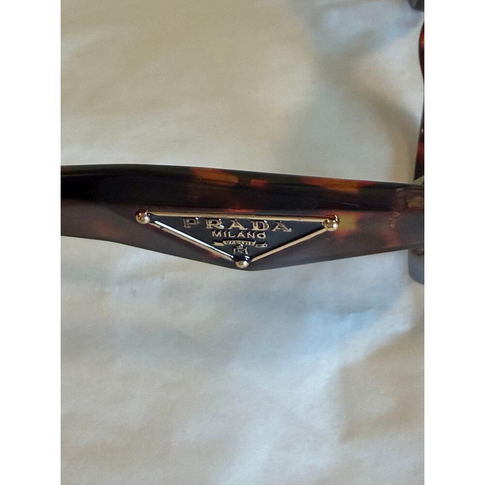 Prada Havana / Tortiseshell 52 16 142 Sunglasses - Like new - Picture 3 of 10